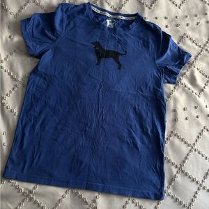 The Black Dog Royal Blue Tee with Black Dog Design